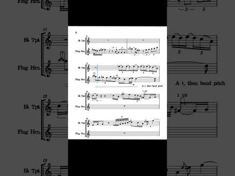 Metamorph Trumpet and Flugelhorn Solo Sheet Music