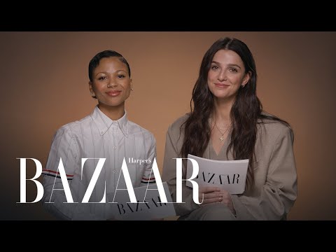 邁哈拉和瑪麗莎-阿貝拉的友誼經受住了考驗 | All About Me | Harper's BAZAAR (Myha’la & Marisa Abela Put Their Friendship to the Test | All About Me | Harper’s BAZAAR)