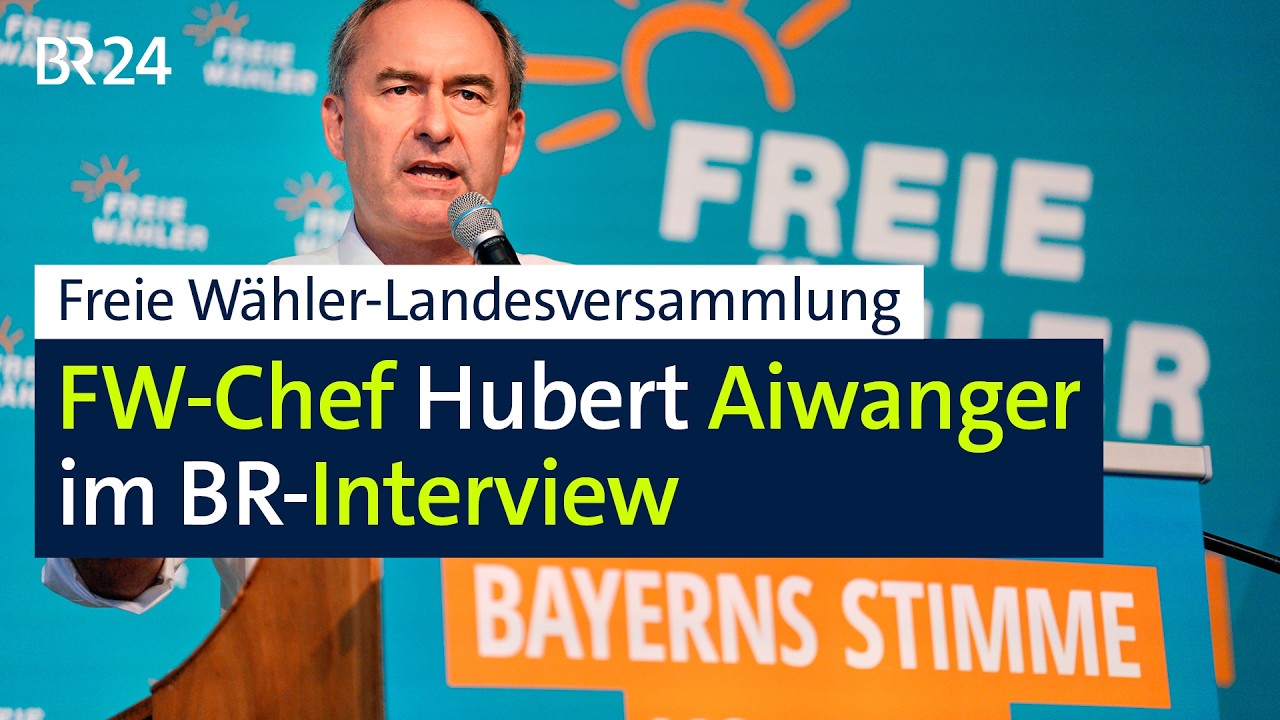 Freie Wähler-Landesversammlung: FW-Chef Aiwanger im BR-Interview | BR24