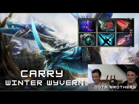 Winter Wyvern Carry Tutorial | Dota 2 | How to dominate mid lane and carry HARD