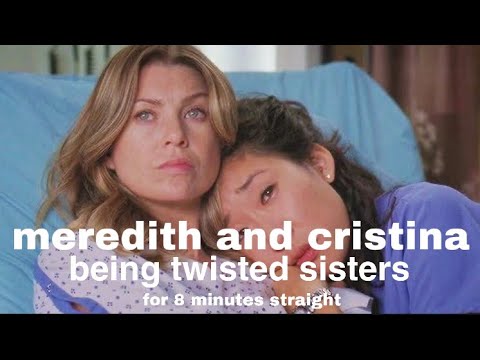 meredith and cristina being twisted sisters for 8 minutes straight / humour