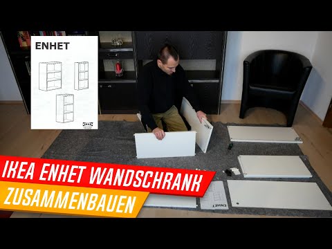Ikea Enhet Wandschrank zusammenbauen, Ikea Hängeschrank, Montage-Anleitung 504.404.12