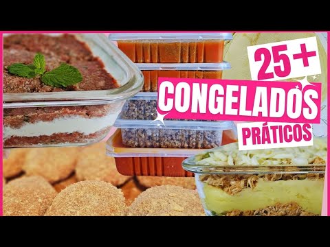 FREEZER FULL 25+ FROZEN PREPARATIONS | I restock my freezer with great convenience