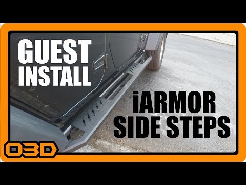 Guest Install #1 - iArmor Aluminum Black Side Steps Installation - Angelo - MUDTRAIL Vehicle Fitment