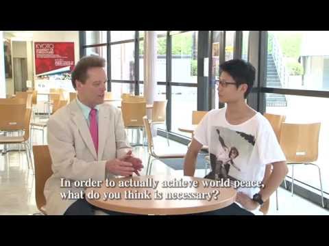 【京都外大】FLPに参加する在学生インタビュー　byジェフ・バーグランド教授