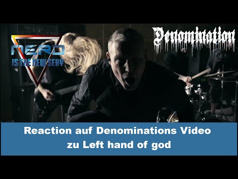 Reaction auf das offizielle Musik Video von Denomination zu Left hand of god