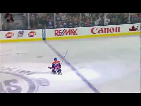 Nail Yakupov Crazy Goal Celebration | January 24th 2013