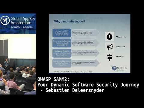 Image thumbnail for talk OWASP SAMM2: Your Dynamic Software Security Journey