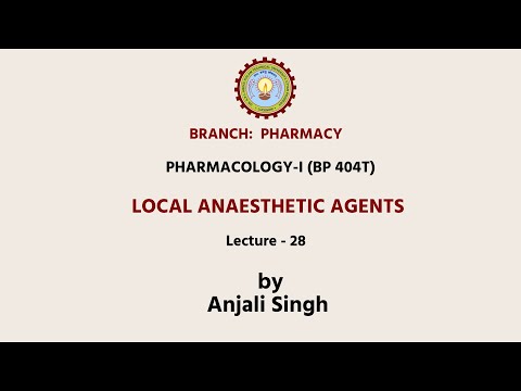 Local Anaesthetic Agents