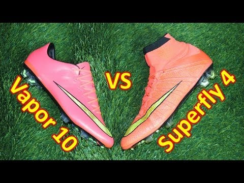 Nike Mercurial Superfly 4 VS Mercurial Vapor 10 - Comparison + Review