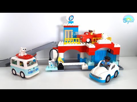 Конструктор LEGO Duplo «Гараж и автомойка» 10948 / 112 деталей