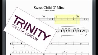Download lagu Sweet Child Of Mine Trinity Grade 3 Drums mp3