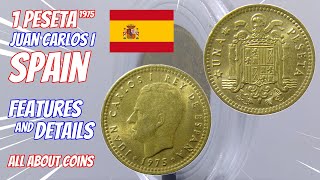 Download lagu 1 Peseta 1975 Spain | Juan Carlos I | Features and Details | All About Coins mp3
