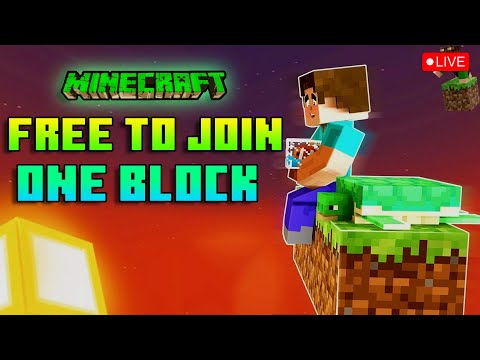 Reaper Streams - One Block | Anyone Can Join | Day 1 | Minecraft | Live Stream