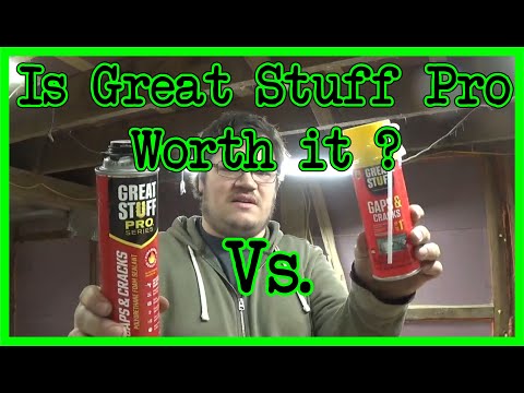 Is Great Stuff Pro Worth it Over Normal Spray Foam how to tutorial