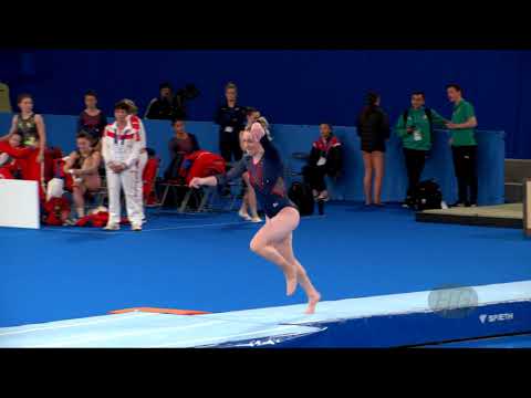 DOUDICAN Eve (USA) W - 2019 Trampoline Worlds, Tokyo (JPN) - Qualification Tumbling R2
