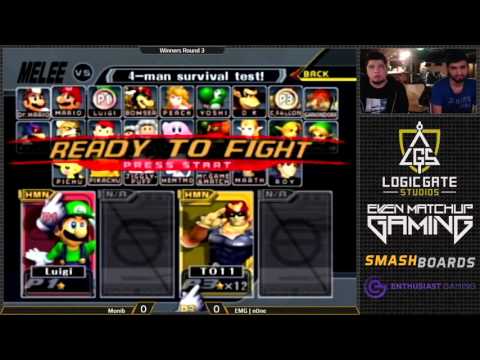 SOT #25 - EMG | n0ne (Falcon) vs Monib (Luigi) - SSBM WR3