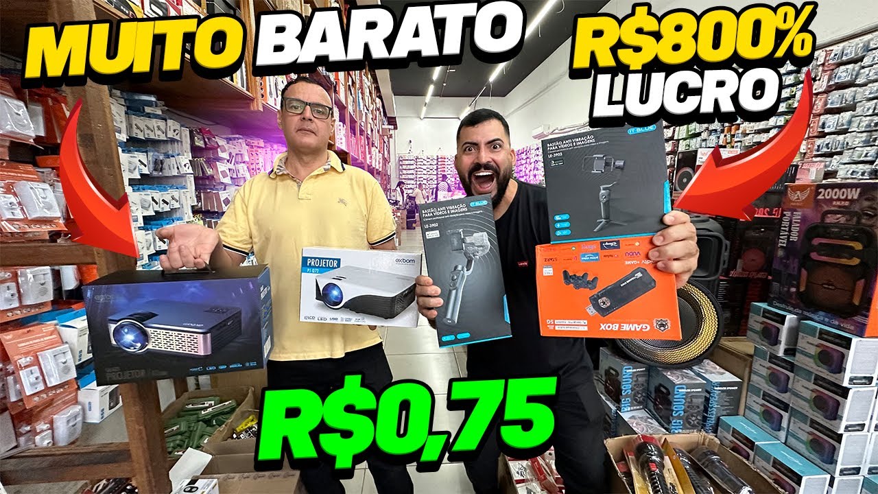 ATACADO 25 DE MARÇO COM NOTA FISCAL, GARANTIA! VOLTEI NO MAIOR GALPÃO DE PRODUTOS ELETRONICOS BARATO