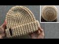 Crochet Flat Unisex Hat Crochet Hat For Men Women