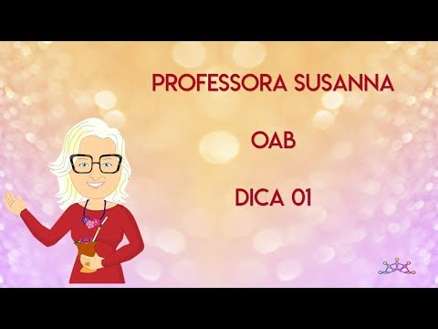 Professora Susanna - Dica 01 OAB Direito Constitucional