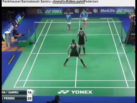R2 - Denmark Open 2016, Nadia Fankhauser/Sannatasah Saniru VS Christinna Pedersen/Kamilla Ry Juhl
