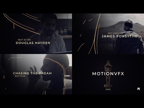Movie Awards Modular Template for Apple Motion & FCPX - MotionVFX