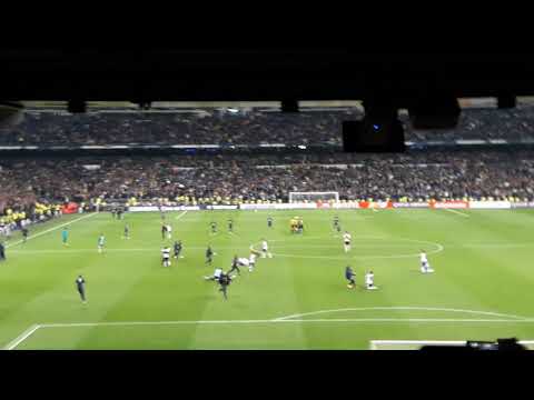 Gol del pity a boca desde la trubuna fondo norte del Bernabéu