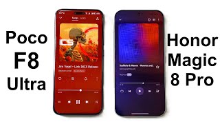 Poco F8 Ultra vs Honor Magic 8 Pro  - SPEAKERS TEST