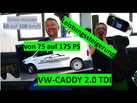 Leistungssteigerung VW-Caddy von 75 PS auf 175 PS?