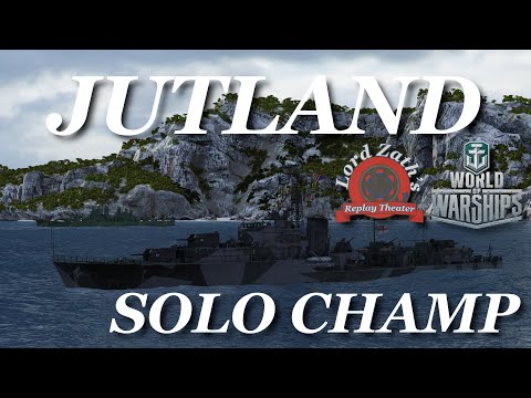 Solo Champ Jutland Tier 9 British DD Ranked Silver Neighbors North Spawn World of Warships