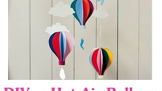How to Make Hot Air Balloon (Easy)