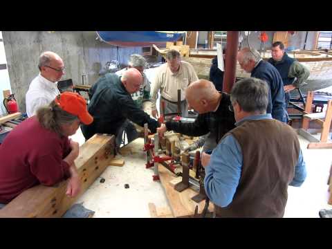 Trial Steam Bending stem for Herreshoff 12 1/2  Take II