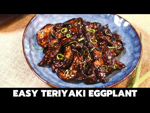 EASY TERIYAKI EGGPLANT | HOW TO COOK VEGAN TERIYAKI SAUCE RECIPE | Frey and Maria