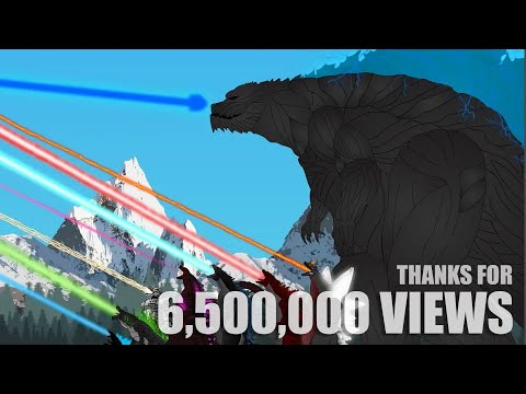 Godzilla Atomic breath Comparison - Kiryu,Zilla Jr,Shin Godzilla,Godzilla Earth | PANDY Animation 10