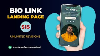 How To Build Bio Link Landing Page Custom Design In Elementor Pro