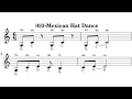 033-Mexican Hat Dance music sheet