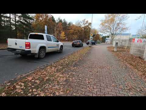 Spaziergang an der B97 Sperrung und der Umleitung in Gallinchen/Cottbus