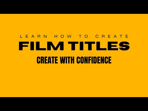 DaVinci Resolve Tutorial: Creating Cinematic Film Titles Like a Professional - Easy Steps!