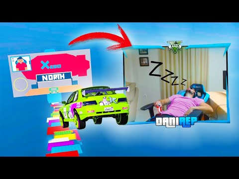 ME DUERMO EN UNA MEGA RAMPA IMPOSIBLE! - GTA V ONLINE