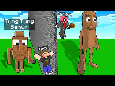 YAPI KAPIŞMALARINDA TUNG TUNG SAHUR İLE TROLLEDİM - Minecraft