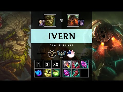 Ivern Support vs Nautilus - NA Challenger Patch 25.13