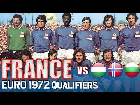 FRANCE 🇫🇷 Euro 1972 Qualification All Matches Highlights | Road to Belgium