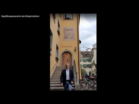 Begrüßungsanprache des Bürgermeisters