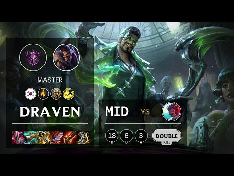 Draven Mid vs Yone - KR Master Patch 11.24b