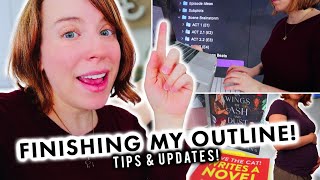 Finishing My Outline + Sending To Cps! Writing Vlog, Tips + Updates (Writing A Sequel Pt. 2
