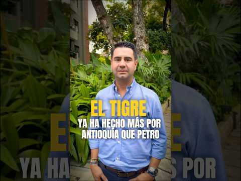 El tigre Abelardo ha hecho más por Medellin y Antioquia, que Petro en 4 años de presidente.