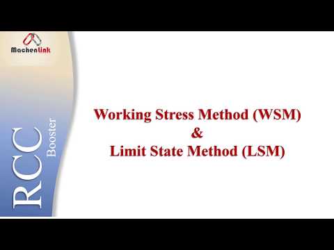 Working stress method and Limit state method || RCC Booster
