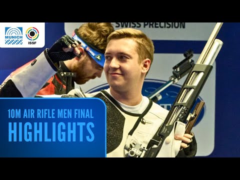 Highlights & Interviews | 10m Air Rifle Men Final - ISSF World Cup Rifle / Pistol Munich