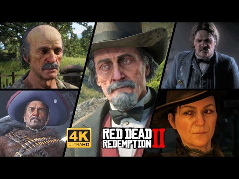 Red Dead Redemption 2 - Meeting All Legendary Gunslingers (4K)