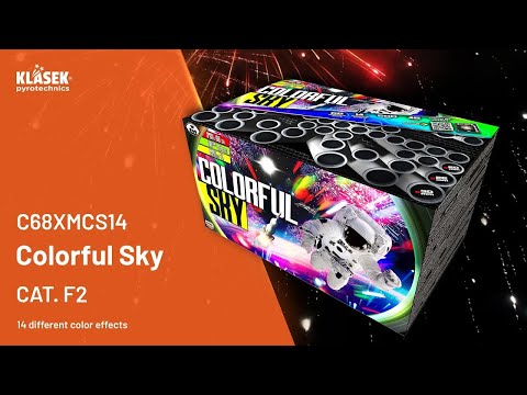 C68XMCS14 Colorful Sky | Klasek pyrotechnics